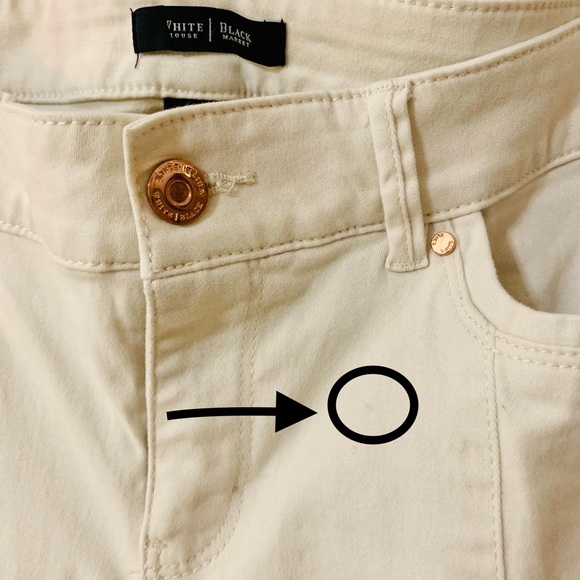 White House Black Market Skimmer Jeans Sz 2 - Picture 14 of 16
